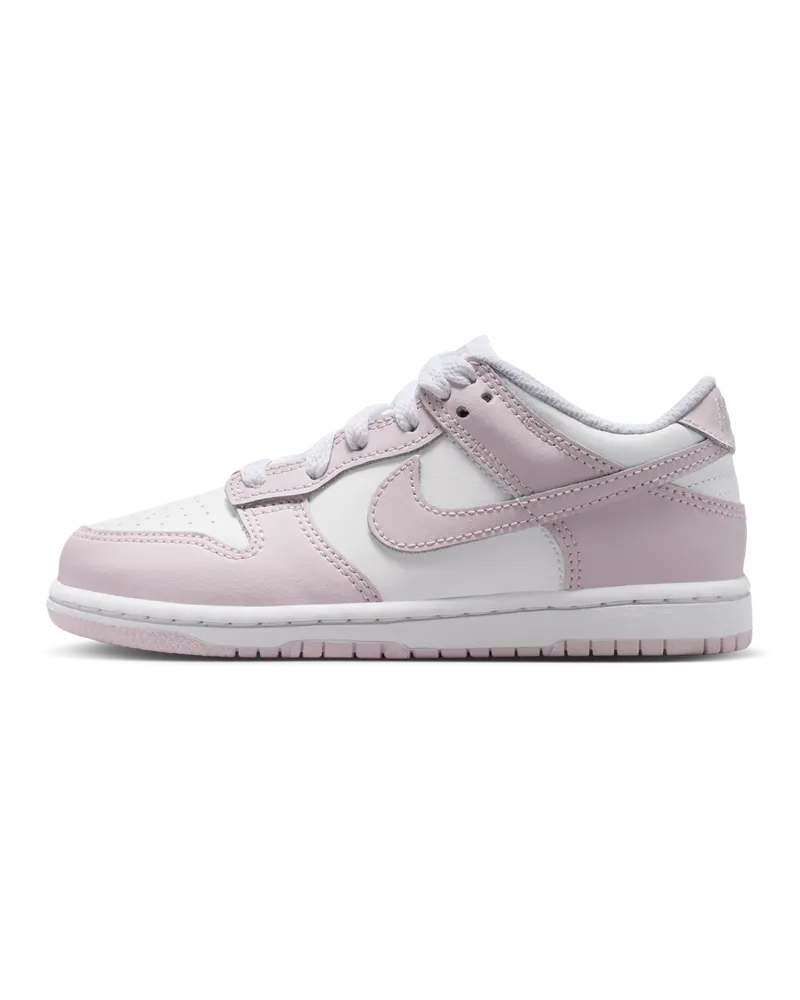 Nike Dunk Low Schuh für jüngere Kinder - Weiß Weiß