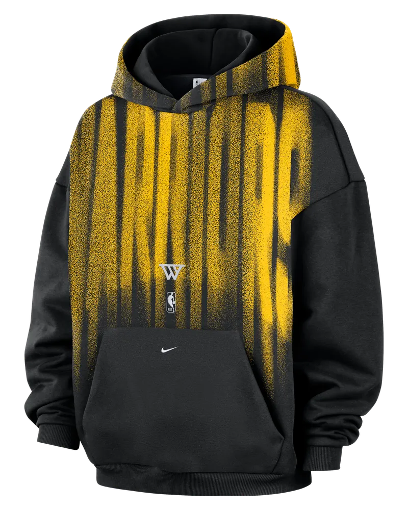 Nike Golden State Warriors  Standard Issue Basketball-Hoodie aus Fleece (Herren) - Schwarz Schwarz