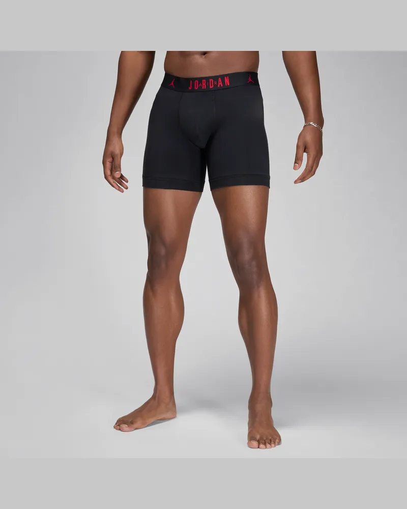 Jordan Flight Cotton Core Boxershorts (Herren, 3er-Pack) - Schwarz Schwarz