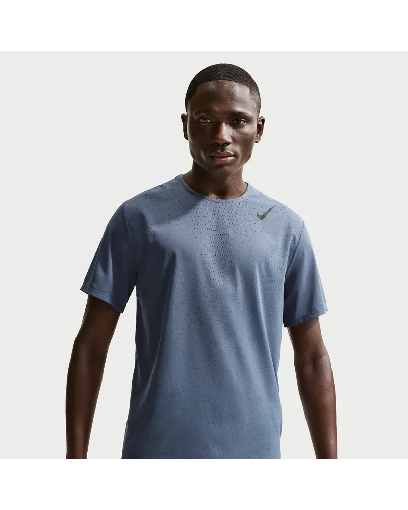 Nike AeroSwift Dri-FIT ADV Kurzarm-Laufoberteil (Herren) - Blau Blau