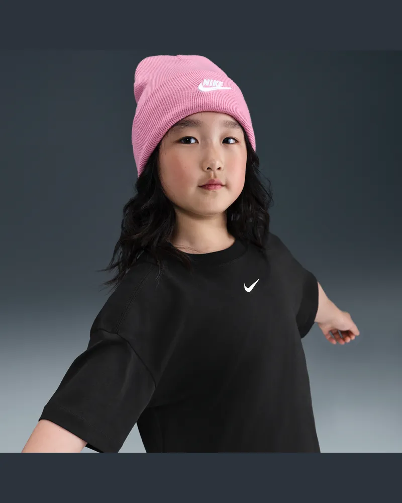 Nike extragroßes T-Shirt für ältere Kinder (Mädchen) - Schwarz Schwarz
