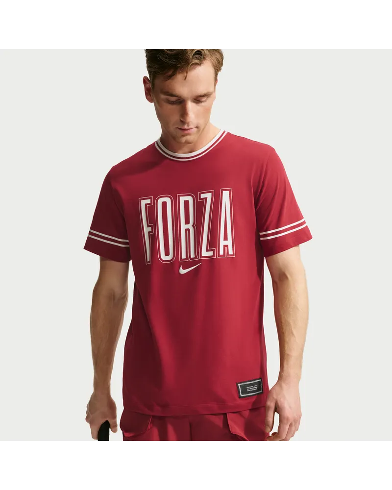 Nike Jannik Sinner Dri-FIT Tennis-T-Shirt (Herren) - Rot Rot