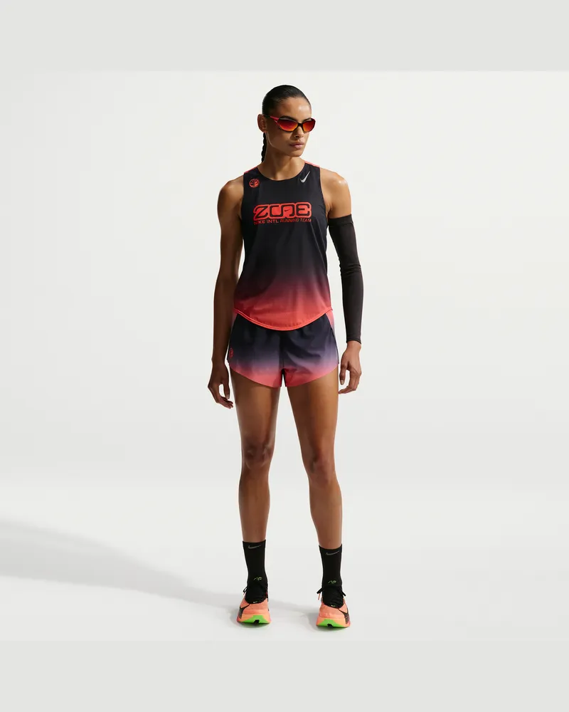 Nike AeroSwift Dri-FIT ADV Laufshorts mit Innenslip (Damen, ca. 7,5 cm) - Schwarz Schwarz