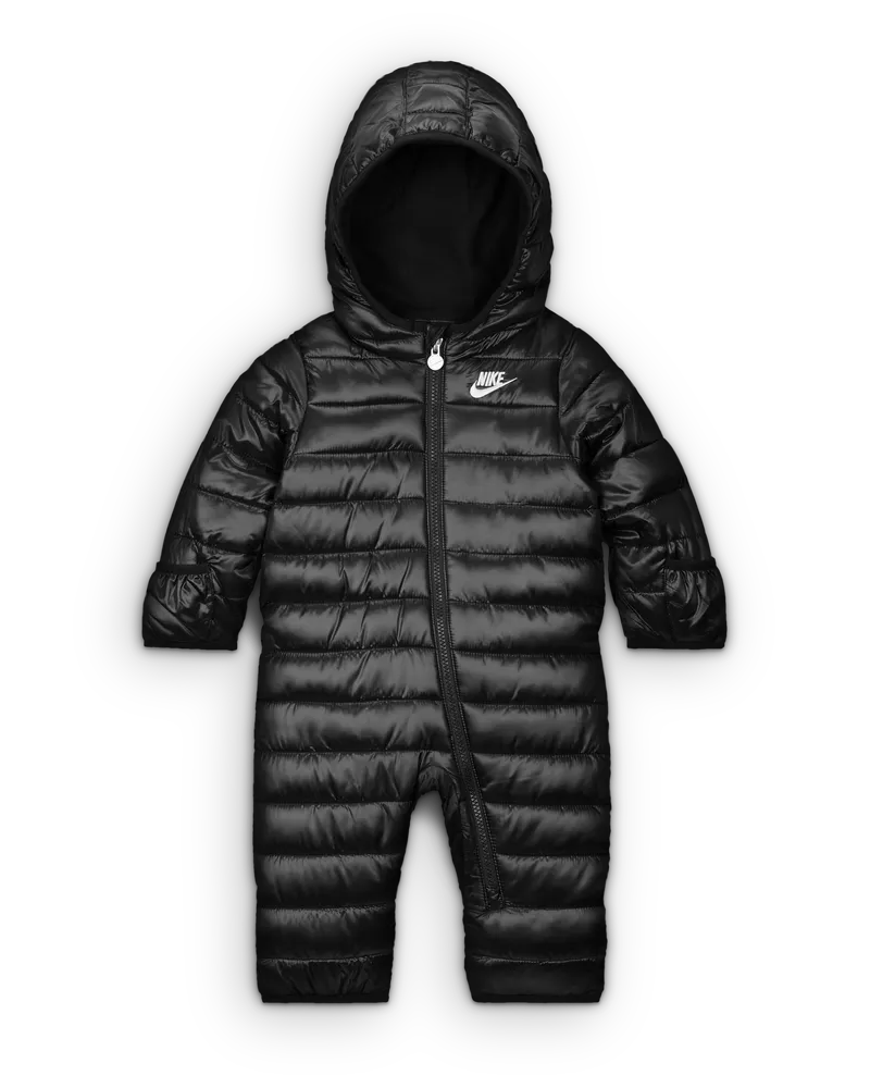 Nike einfarbiger Schneeanzug (0–9 Monate, Baby) - Schwarz Schwarz