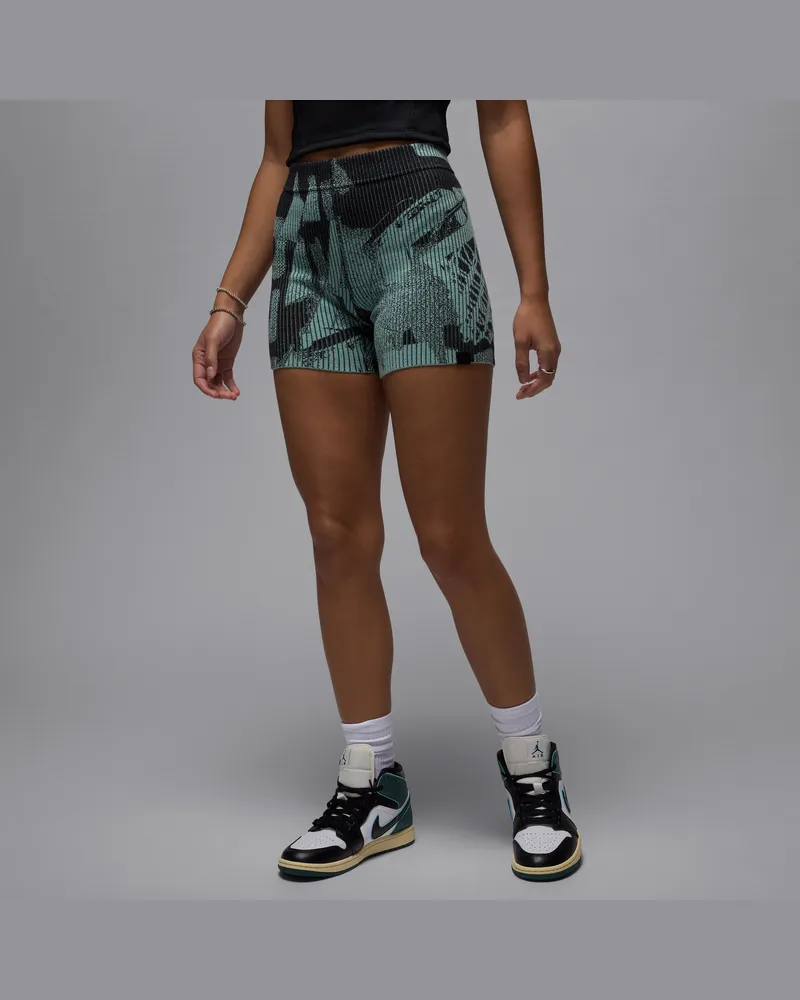 Jordan Air  Strick-Shorts (Damen) - Grün Grün