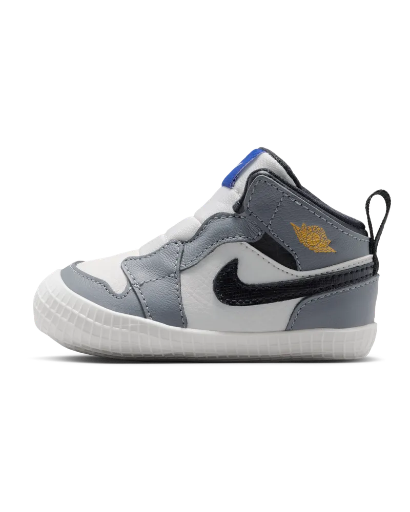 Jordan 1 Crib Bootie für Babys - Grau Grau