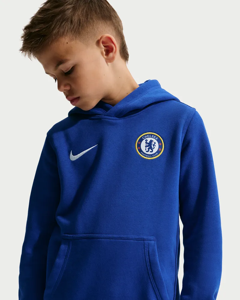 Nike FC Chelsea Club  Fußball-Hoodie für ältere Kinder (Jungen) - Blau Blau