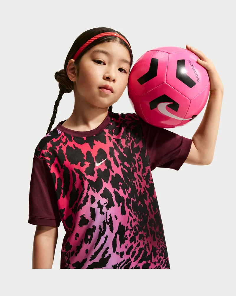 Nike United Academy Dri-FIT Fußball-Kurzarmoberteil (ältere Kinder, Mädchen) - Rot Rot