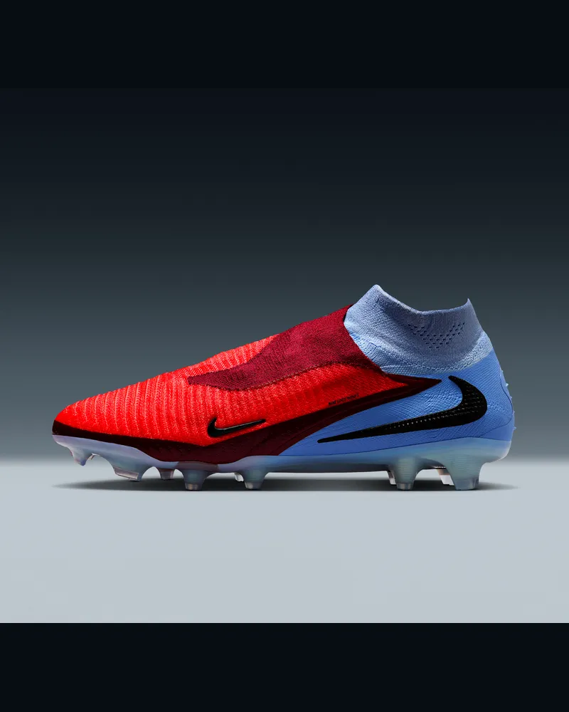 Nike Phantom 6 High Elite Fußballschuh für normalen Rasen - Blau Blau