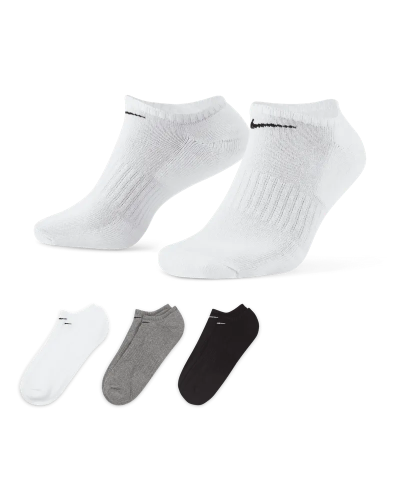 Nike Everyday Cushioned No-Show-Trainingssocken (3 Paar) - Multi-Color Multi-color