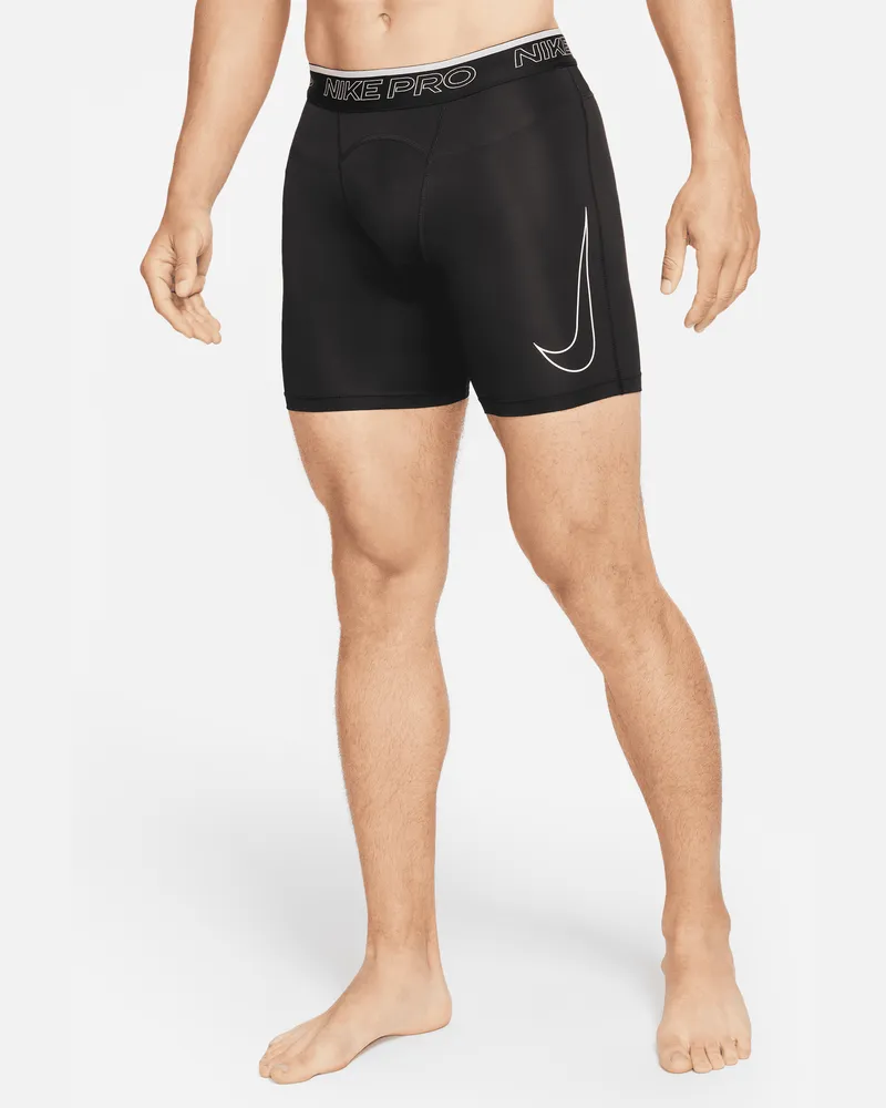Nike Pro Dri-FIT Herrenshorts - Schwarz Schwarz