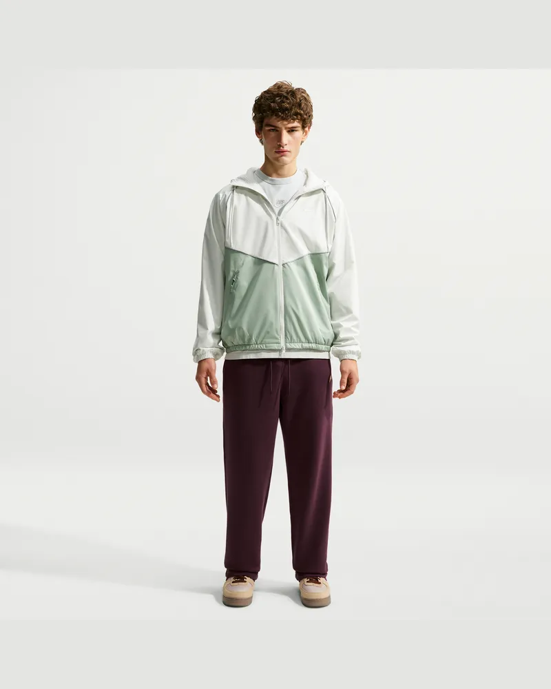Nike Club Fleece-Hose mit offenem Saum (Herren) - Rot Rot