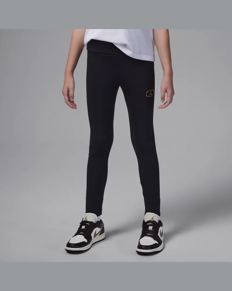Jordan Dri-FIT 1st Baby Blue Leggings (ältere Kinder) - Schwarz Schwarz