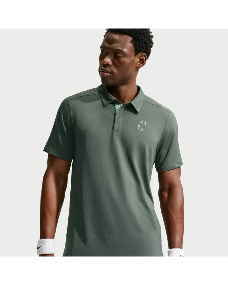 Nike Court Advantage Dri-FIT Tennis-Poloshirt (Herren) - Grün Grün