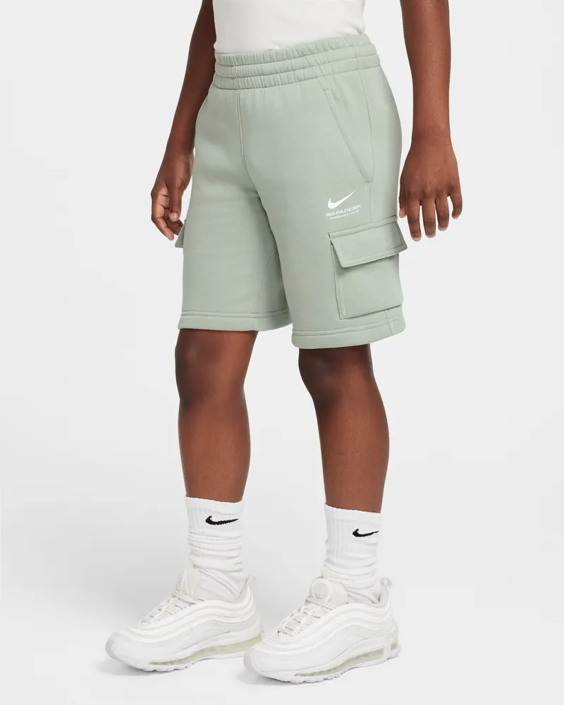 Nike Fleece-Cargoshorts (ältere Kinder, Jungen) - Grün Grün