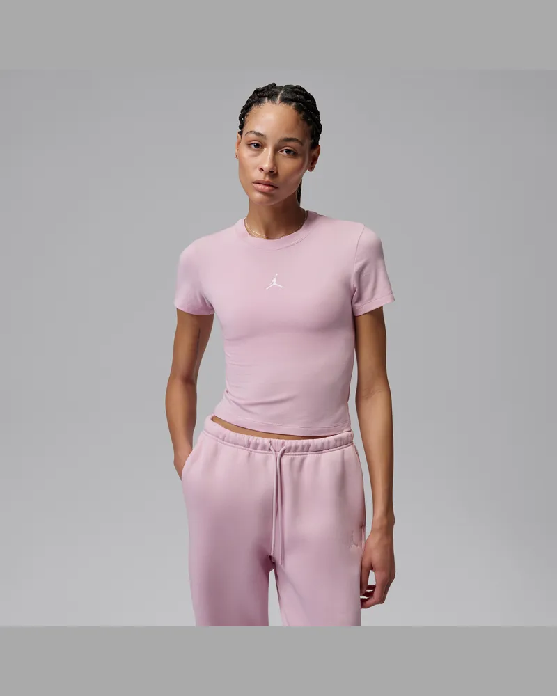 Jordan Essentials Damen-T-Shirt - Pink Pink