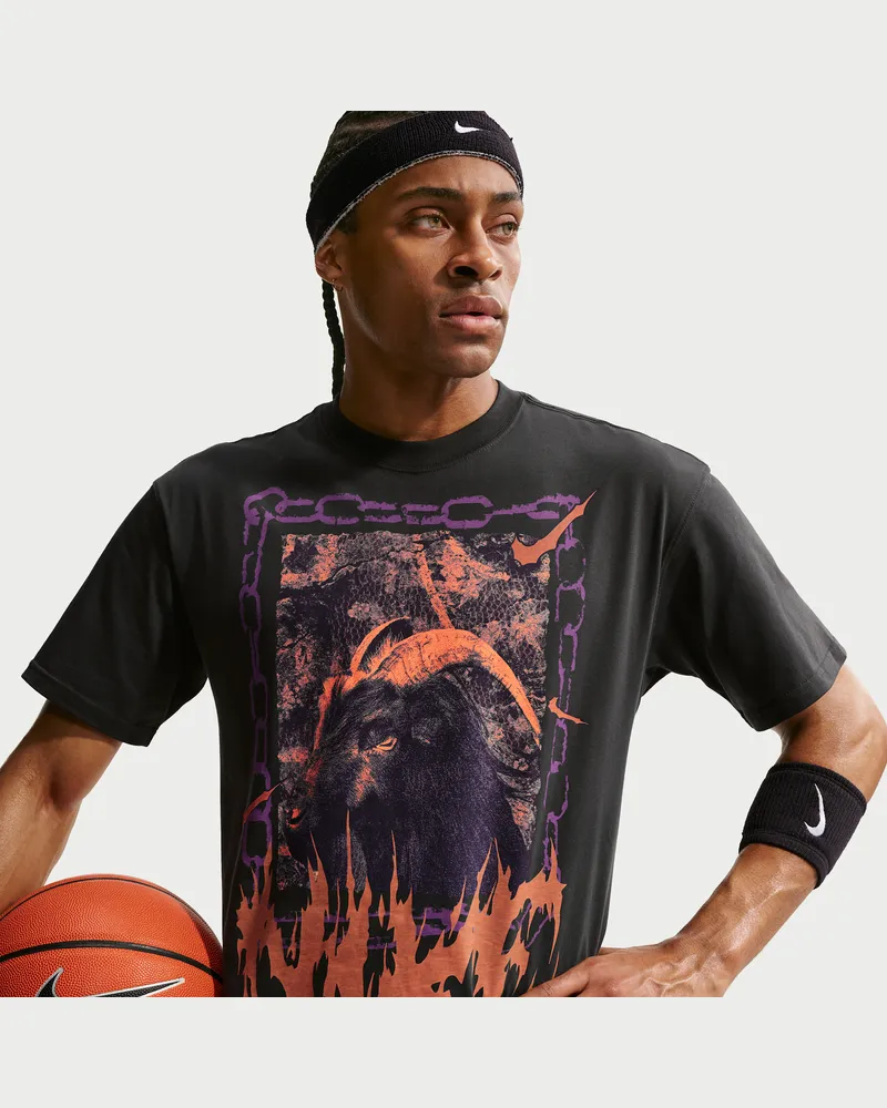 Nike Basketball-T-Shirt (Herren) - Schwarz Schwarz