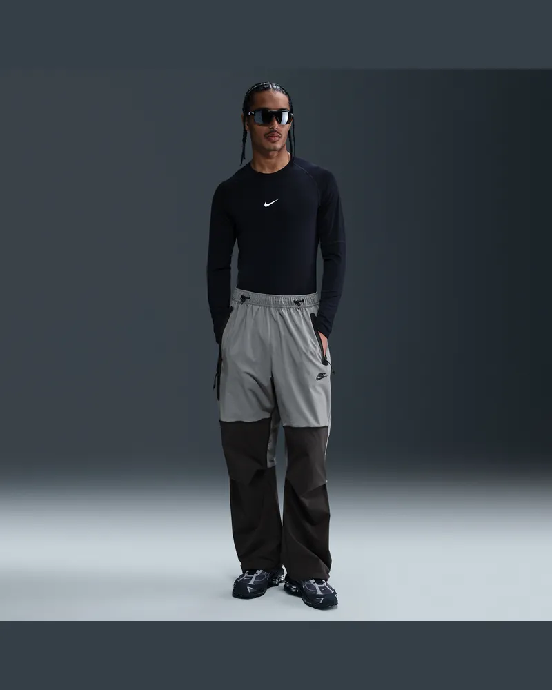 Nike Tech Oversize-Webhose (Herren) - Grau Grau