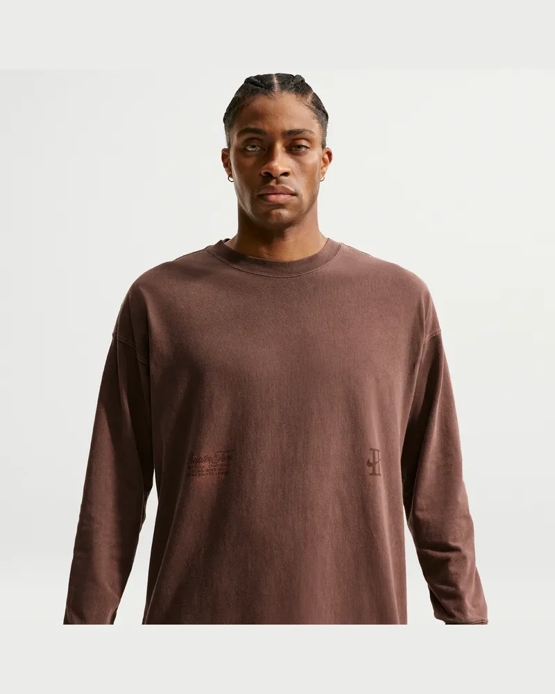 Nike Book  Basketball-Longsleeve (Herren) - Lila Lila