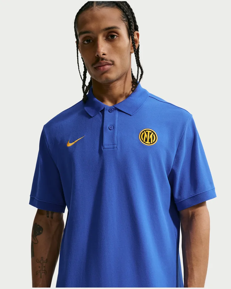 Nike Inter Mailand Club  Football Poloshirt (Herren) - Blau Blau