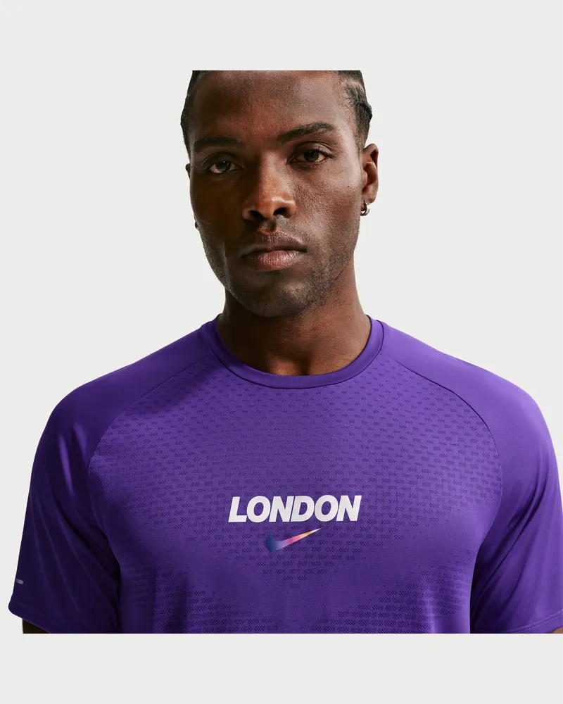 Nike Stride Dri-FIT ADV Laufoberteil (Herren) - Lila Lila