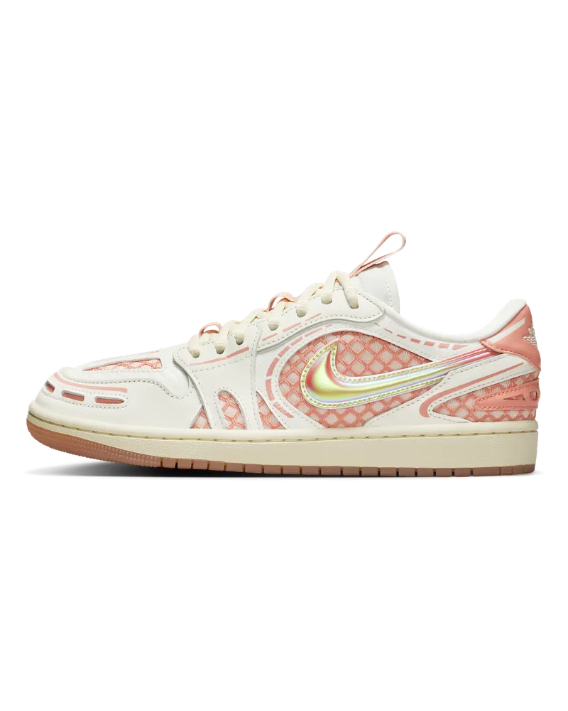 Jordan Air  1 Low Method of Make Schuh (Damen) - Weiß Weiß