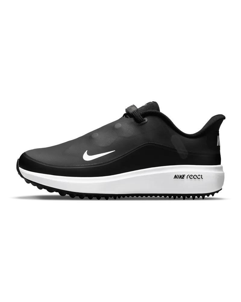 Nike React Ace Tour Damen-Golfschuh - Schwarz Schwarz