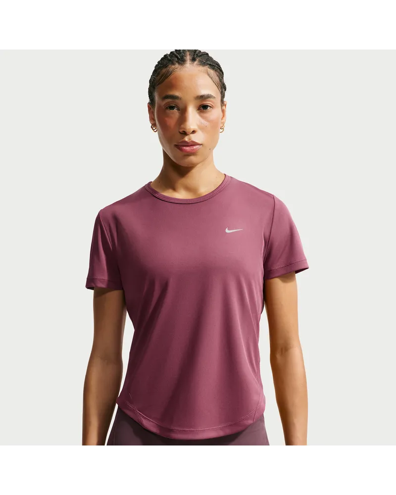 Nike Tempo Dri-FIT Kurzarm-Laufoberteil (Damen) - Rot Rot