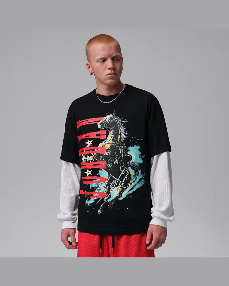 Jordan Flight T-Shirt (Herren) - Schwarz Schwarz