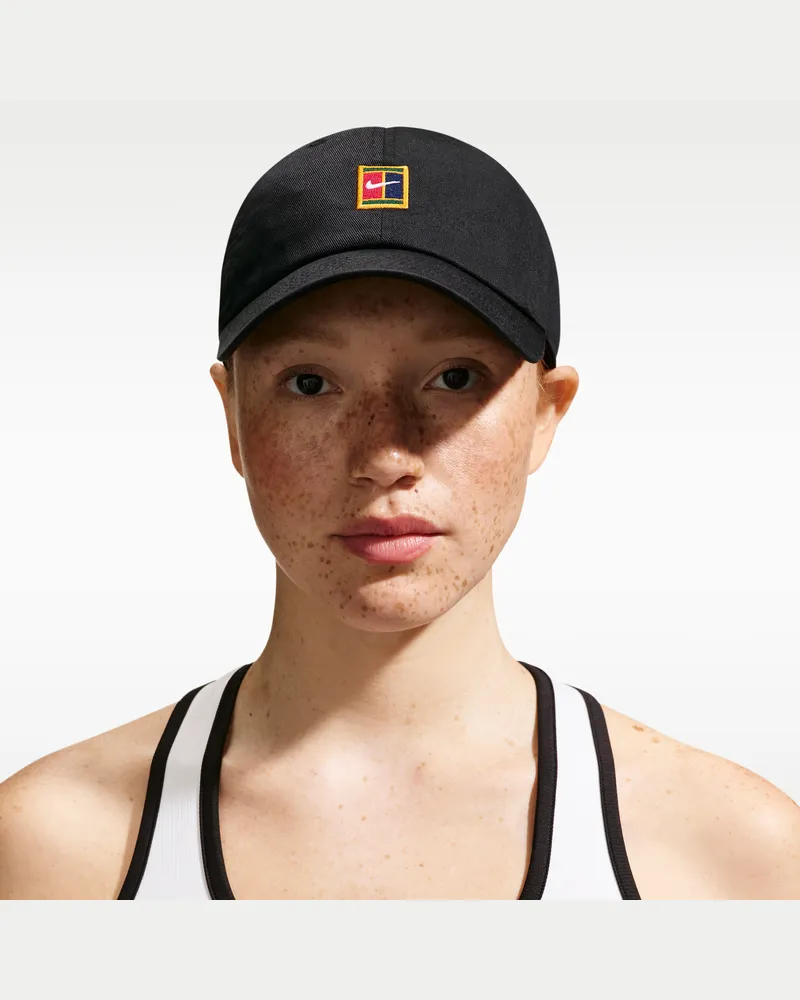 Nike Club unstrukturierte Cap - Schwarz Schwarz
