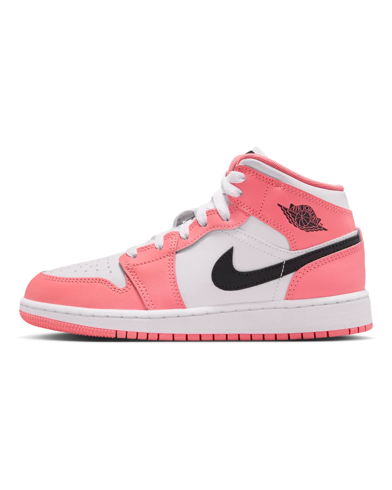 Jordan Air  1 Mid Schuh für ältere Kinder - Pink Pink