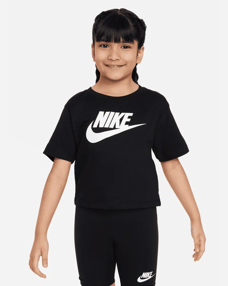 Nike Club Boxy-T-Shirt (jüngere Kinder) - Schwarz Schwarz