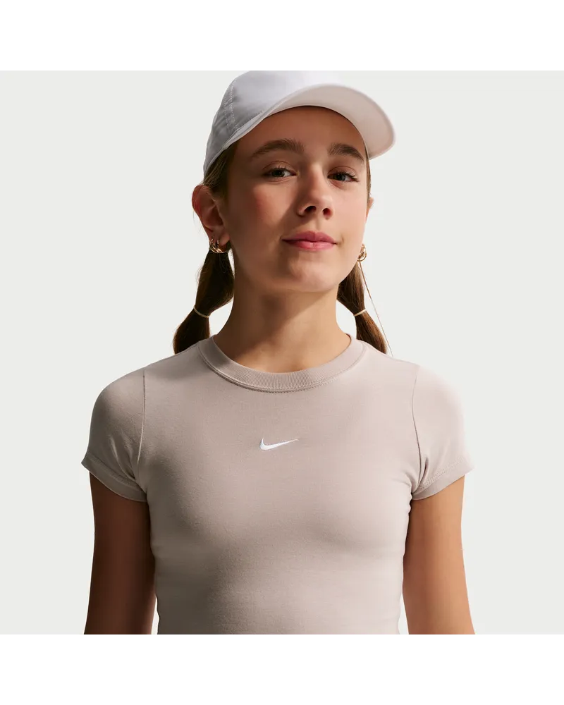 Nike Kurz-T-Shirt (Mädchen) - Braun Braun