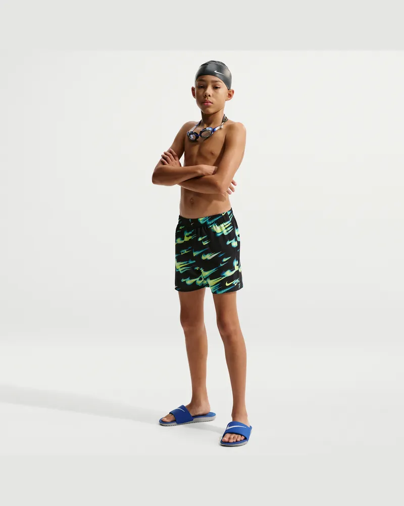 Nike Swim Breaker Volley-Shorts mit integriertem Slip (jüngere Kinder, Jungen, ca. 10 cm) - Blau Blau