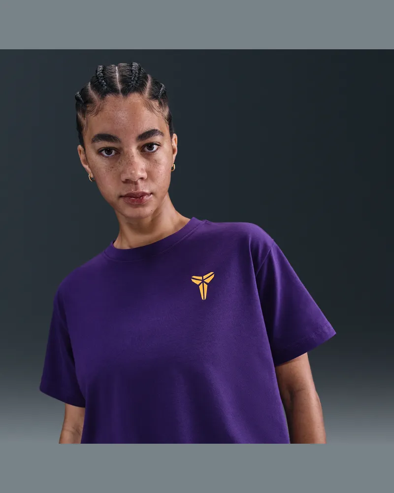 Nike Kobe Basketball-T-Shirt mit verkürztem Schnitt (Damen) - Lila Lila