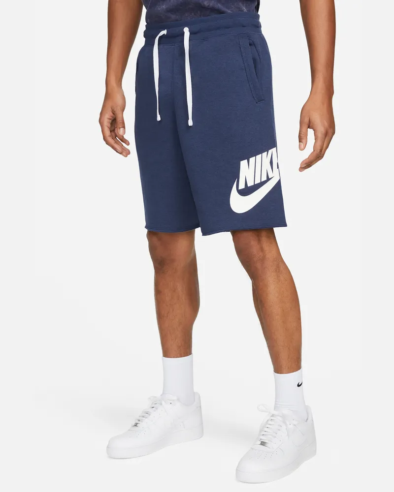 Nike Club Alumni Herrenshorts aus French Terry - Blau Blau