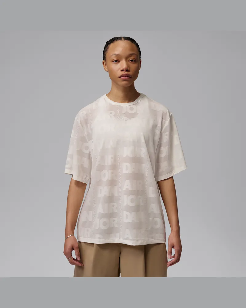 Jordan Flight Oberteil mit offenem Strickmuster (Damen) - Braun Braun