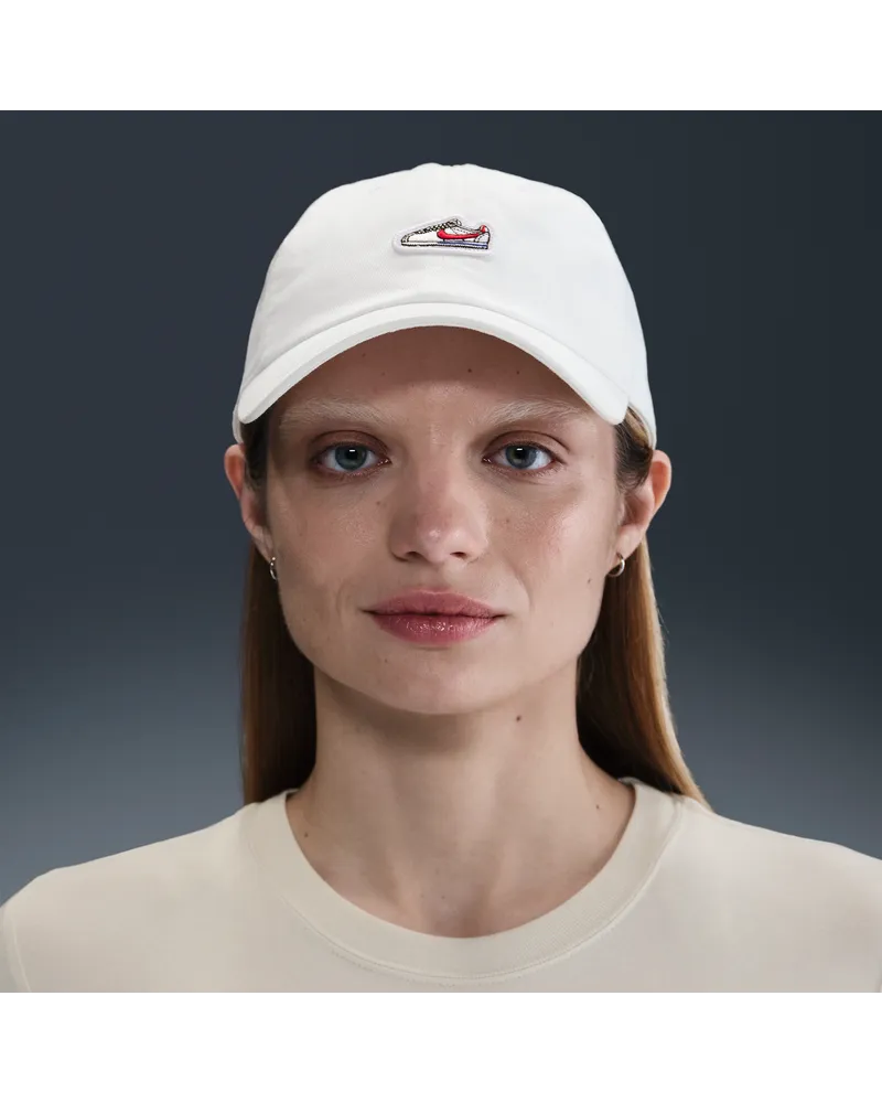 Nike Club unstrukturierte Cortez Patch-Cap - Weiß Weiß