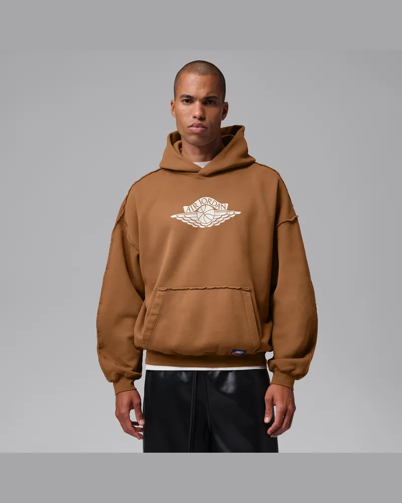 Jordan Flight Wings Fleece-Hoodie (Herren) - Braun Braun