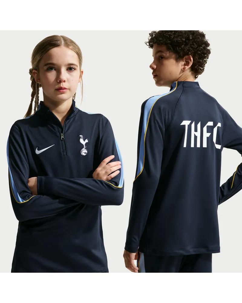 Nike Tottenham Hotspur Strike  Dri-FIT Fußball-Drill-Oberteil aus Strickmaterial (ältere Kinder) - Blau Blau