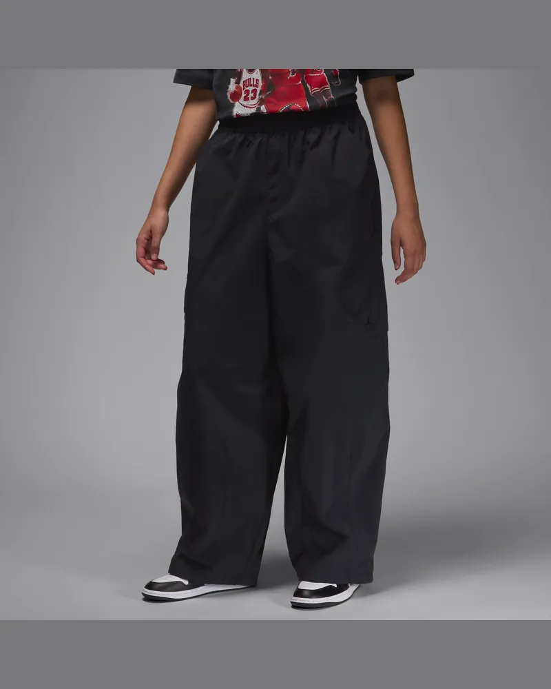 Jordan Flight Chicago Parachute-Hose (Damen) - Schwarz Schwarz