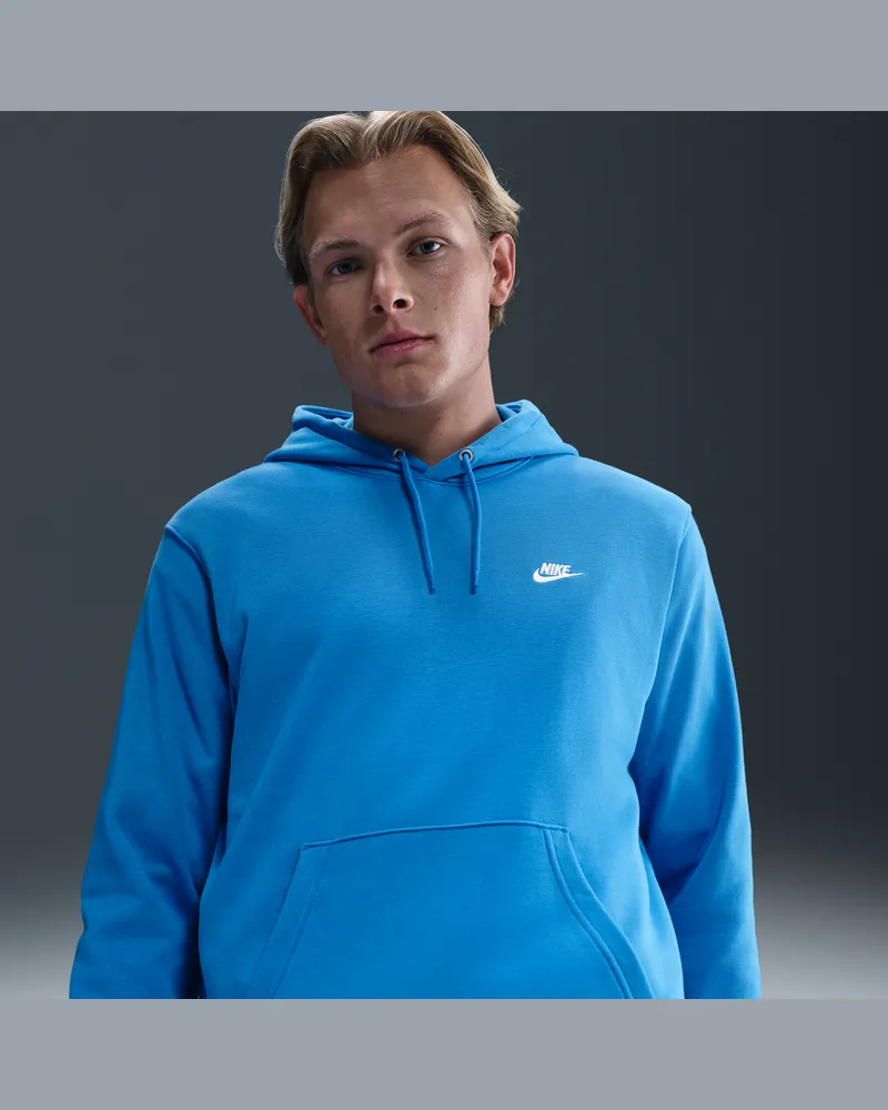 Nike Club French Terry-Hoodie (Herren) - Blau Blau