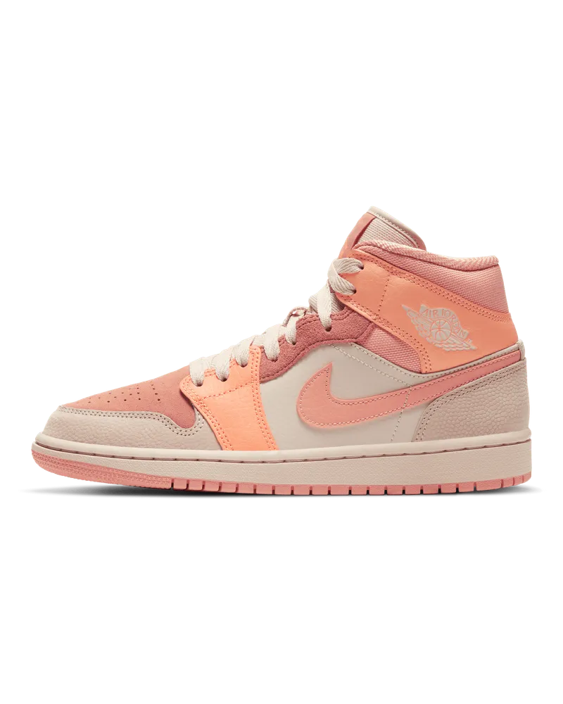 Jordan Air  1 Mid Damenschuh - Orange Orange