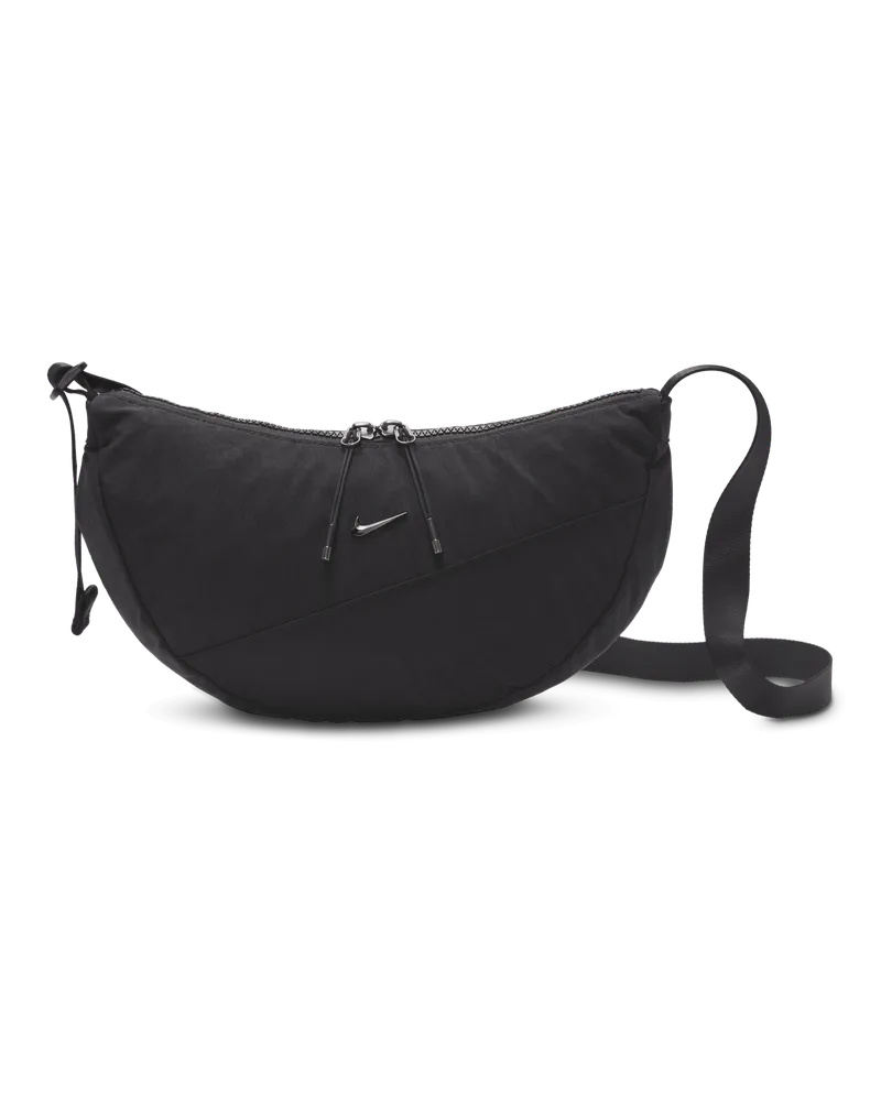 Nike Aura Crescent Crossbody-Tasche (4 l) - Schwarz Schwarz
