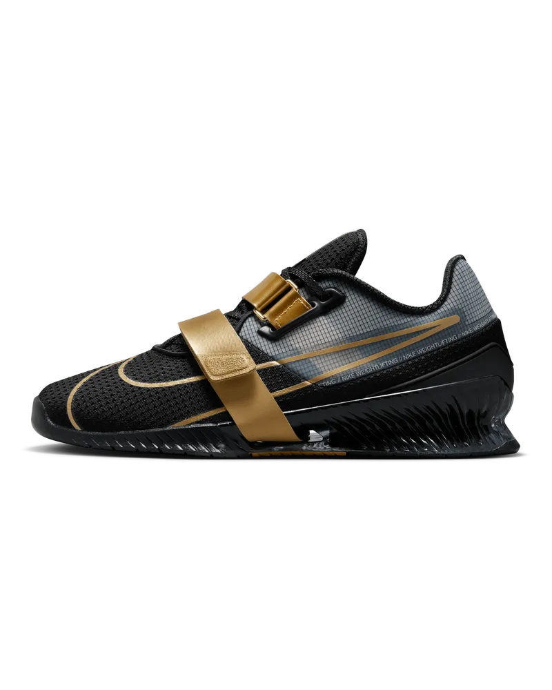 Nike Romaleos 4 Schuhe fürs Gewichtheben - Schwarz Schwarz