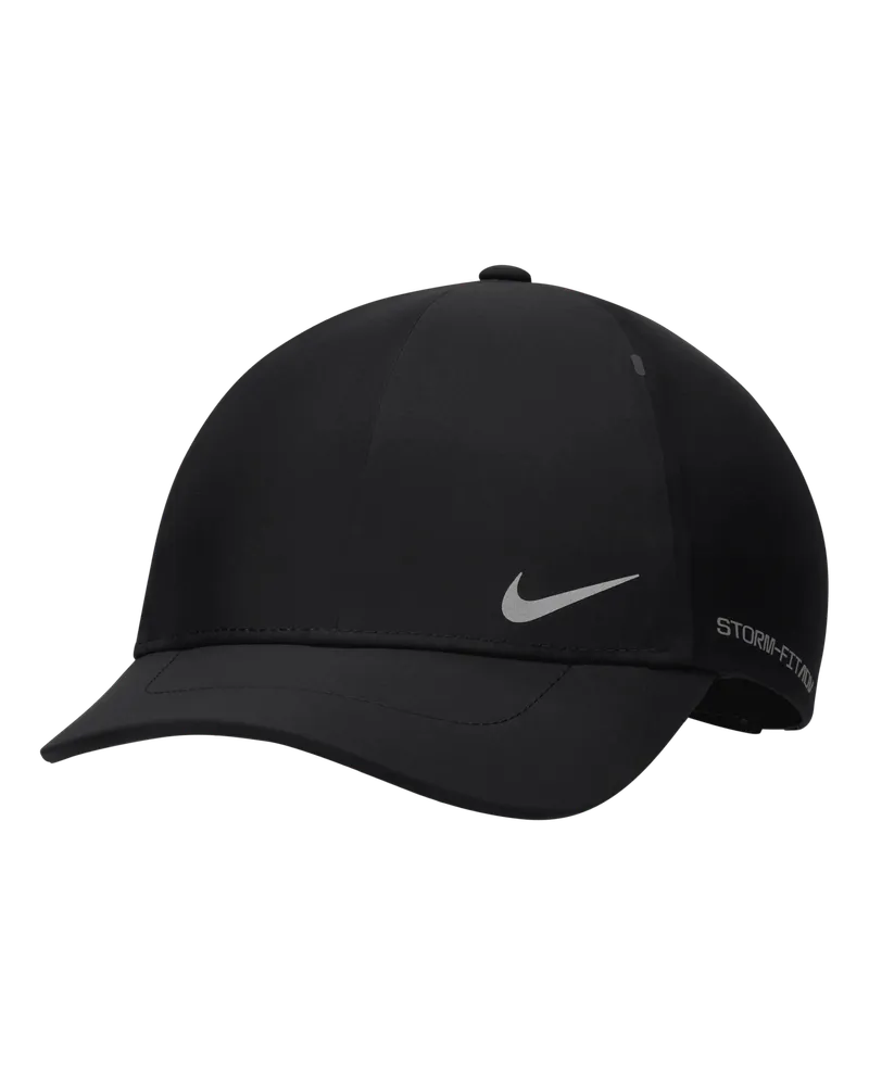 Nike Storm-FIT ADV Club strukturierte AeroBill-Cap - Schwarz Schwarz