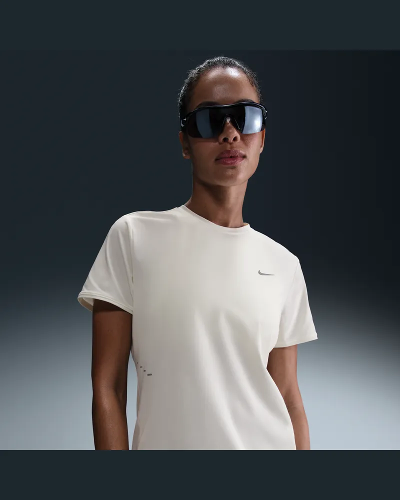 Nike Swift Dri-FIT Kurzarm-Laufoberteil (Damen) - Weiß Weiß