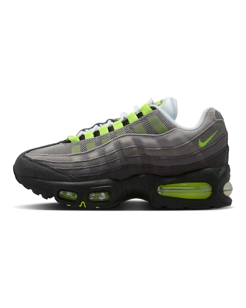 Nike Air Max 95 Big Bubble Schuh (ältere Kinder) - Schwarz Schwarz