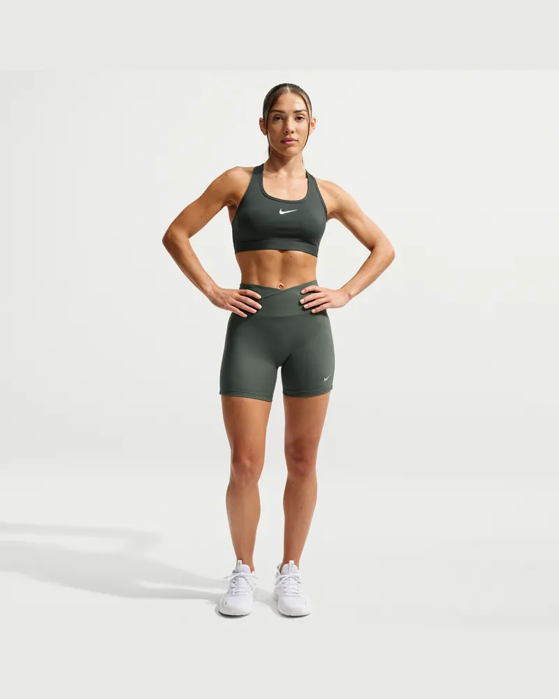 Nike One Damenshorts (ca. 13 cm) - Grün Grün