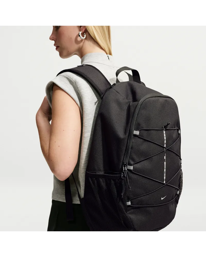 Nike Heritage Sweep Nike Tech Rucksack (25 l) - Schwarz Schwarz